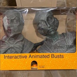 Interactive animated busts